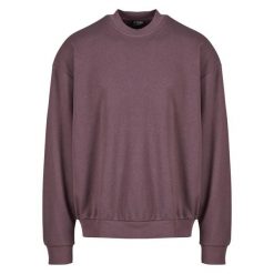 Bluza Urban Classics Light Terry Crew. Fioletowe bluzy męskie Urban Classics, l, bez wzorów, bez kaptura. Za 160.50 zł.