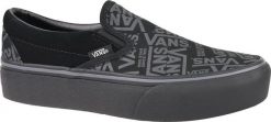 Vans Buty damskie 66 Classic Slip-On Platform czarne r. 36 (VN0A3JEZWW0). Czarne trampki i tenisówki damskie Vans, bez wzorów, bez zapięcia. Za 255.75 zł.