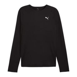 Longsleeve do biegania męski PUMA Run Cloudpun. Czarne koszulki sportowe męskie Puma, m, bez wzorów, bez kołnierzyka, bez ramiączek, do biegania. Za 169.99 zł.