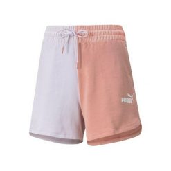 Damskie spodenki z wysoką talią Puma Puma Power 4" Colorblock TR. Fioletowe szorty sportowe damskie Puma, s, bez wzorów, sportowe, na fitness i siłownię. W wyprzedaży za 106.10 zł.