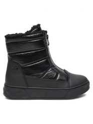 Caprice Botki 9-26405-43 Czarny. Czarne botki damskie Caprice, z materiału, bez obcasa, na płaskiej podeszwie, bez zapięcia. Za 519.99 zł.