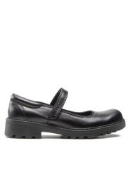 Geox Półbuty J Casey G. P J6420P 00085 C9999 S Czarny. Czarne buty sportowe dziewczęce Geox, bez wzorów, ze skóry, bez zapięcia. Za 239.99 zł.
