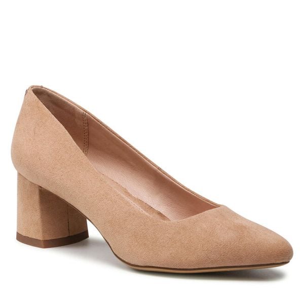 Półbuty Jenny Fairy. Brązowe półbuty damskie Jenny Fairy, bez wzorów, bez obcasa, na obcasie, bez zapięcia. Za 58.99 zł.