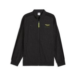Kurtka Puma AMF1 T7. Czarne kurtki męskie Puma, l, bez wzorów, z materiału, trekkingowe. Za 467.90 zł.