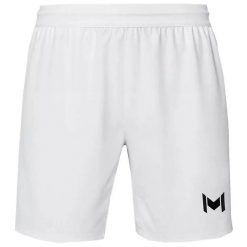 Szorty Mouratoglou Match Classic. Białe krótkie spodenki sportowe męskie MOURATOGLOU, l, bez wzorów, z materiału, na fitness i siłownię. Za 230.00 zł.