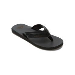 Sandały dla Mężczyzn CARVER NATURAL Czarny. Brązowe sandały męskie Quiksilver, z gumy, bez zapięcia. Za 319.99 zł.
