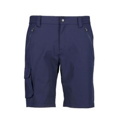 Szorty bermudzkie CMP. Czarne krótkie spodenki sportowe męskie CMP, bez wzorów, trekkingowe. Za 244.50 zł.