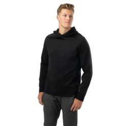 Męska Bluza Z Kapturem Flc Core. Czarne bluzy męskie BAUER, l, bez wzorów, z elastanu, z kapturem. Za 817.99 zł.