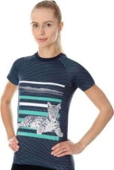 Brubeck SS13230A Koszulka damska Running Air grafit L. T-shirty damskie Brubeck, l, bez wzorów, bez kołnierzyka. Za 110.87 zł.