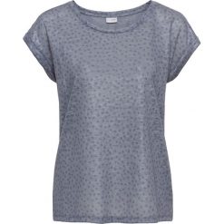 Shirt, krótki rękaw bonprix szary w kropki. Bluzki damskie bonprix. Za 54.99 zł.