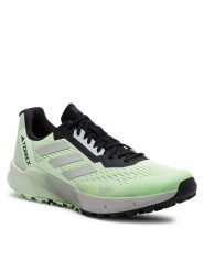 Adidas Buty do biegania Terrex Agravic Flow 2.0 Trail Running IG8019 Zielony. Zielone buty sportowe męskie Adidas, z materiału, bez zapięcia, do biegania. Za 439.99 zł.