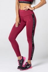 Legginsy fitness damskie Rough Radical Brush. Czerwone legginsy damskie ROUGH RADICAL, s, bez wzorów, z dzianiny, na fitness i siłownię. Za 69.90 zł.