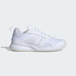 Buty tenisowe Avaflash. Białe obuwie sportowe damskie Adidas, bez wzorów, tenisowe. Za 399.00 zł.