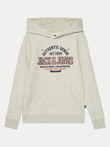 Jack & Jones Junior Bluza 12258823 Granatowy Regular Fit. Niebieskie bluzy dla chłopców Jack & Jones Junior, bez wzorów, z bawełny, bez ramiączek, bez kaptura. Za 79.99 zł.