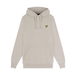 Bluza z kapturem Lyle & Scott. Brązowe bluzy męskie LYLE AND SCOTT, m, bez wzorów, z bawełny, z kapturem. Za 271.50 zł.