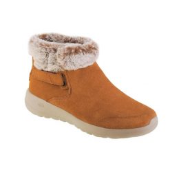 Buty zimowe damskie, Skechers On The Go Joy - First Glance. Brązowe obuwie sportowe damskie Skechers, na zimę, trekkingowe. Za 209.99 zł.