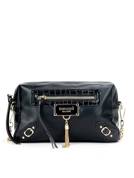 Monnari Torebka BAG5350-K020D000-R00 Czarny. Czarne listonoszki damskie Monnari, bez wzorów, ze skóry, bez dodatków. Za 119.99 zł.