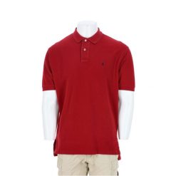 Second life - Ralph Lauren koszulka męska krótkie rękawy - Stan bardzo dobry. Czerwone koszulki sportowe męskie Ralph Lauren, l, bez wzorów, z tkaniny, bez kołnierzyka, bez ramiączek, na golfa. Za 127.76 zł.