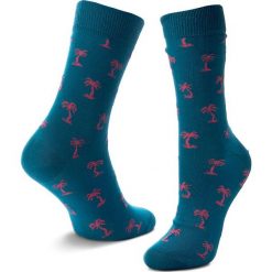 Skarpety Wysokie Unisex HAPPY SOCKS - PAB01-6001 Niebieski. Skarpety damskie marki Happy Socks. Za 34.90 zł.