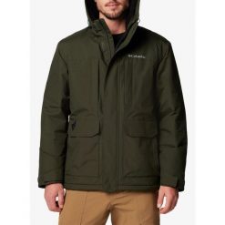 Kurtka zimowa Columbia Landroamer Sherpa Lined Jacket. Brązowe buty sportowe męskie Columbia, na zimę, trekkingowe. Za 597.39 zł.