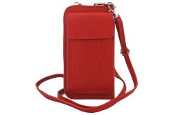 Portfel listonoszka 2w1 Barberini's j. czerwony 908-7. Czerwone portfele damskie Barberinis, bez wzorów, ze skóry. Za 159.99 zł.