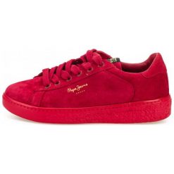 Pepe Jeans Tenisówki Damskie Roxy Bass 39 Czerwony. Czerwone trampki i tenisówki damskie Pepe Jeans, z jeansu. W wyprzedaży za 329.00 zł.