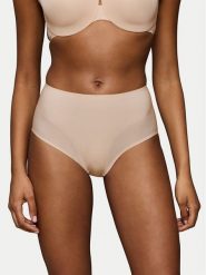 Triumph Figi klasyczne z wysokim stanem Make Up Illusion 10224802 Beżowy. Brązowe figi damskie Triumph, m, bez wzorów, z syntetyku. Za 149.99 zł.