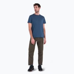 Koszulka trekkingowa męska icebreaker Merino 150 Tech Lite III SS dawn. Niebieskie koszulki sportowe męskie Icebreaker, m, bez wzorów, bez kołnierzyka, bez ramiączek, trekkingowe. Za 332.00 zł.