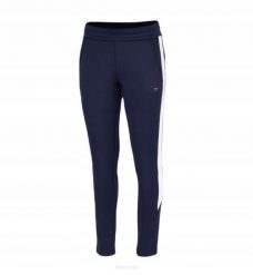 Spodnie tenisowe Fila Pants Janice. Niebieskie spodnie materiałowe damskie Fila, xs, bez wzorów, z materiału. Za 226.99 zł.
