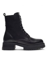 Lasocki Trzewiki NEPTUNE WI16-NEPTUNE-02 Czarny. Czarne botki damskie Lasocki, ze skóry, bez obcasa, na płaskiej podeszwie, bez zapięcia. Za 239.99 zł.