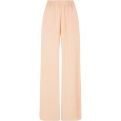 Damskie spodnie z szeroką nogawką z wiskozy Urban Classics. Zielone spodnie sportowe damskie Urban Classics, bez wzorów, z wiskozy. Za 206.00 zł.