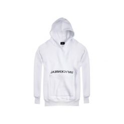 Bluza Hoodie EX OVE White. Białe bluzy męskie Harp team, z nadrukiem, z bawełny. Za 259.00 zł.