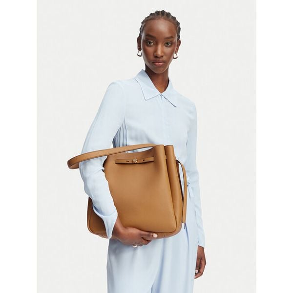 Torebka Tory Burch. Brązowe torebki do ręki damskie Tory Burch, bez wzorów, klasyczne, bez dodatków. Za 2,604.00 zł.