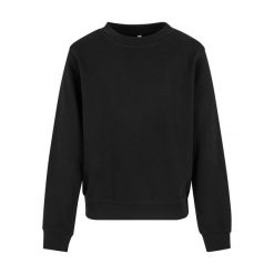 Dziewczęca Bluza Frotte Z Okrągłym Dekoltem, Oversize. Czerwone bluzy dla dziewczynek Urban Classics, bez wzorów, bez ramiączek, bez kaptura. Za 104.99 zł.