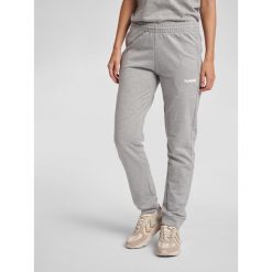 Damskie spodnie dresowe Hummel hmlGO cotton. Szare spodnie dresowe damskie Hummel, l, bez wzorów, z bawełny. Za 182.70 zł.