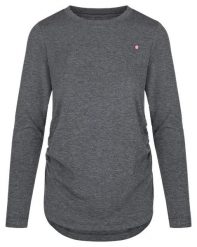 T-shirt damski Loap Baxana czarny. Czarne t-shirty damskie Scarpa, s, bez wzorów, z materiału, biznesowe, bez kołnierzyka. Za 149.99 zł.
