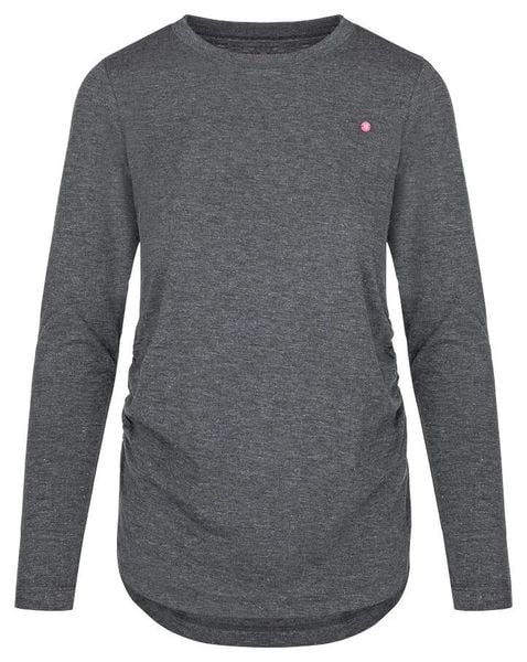 T-shirt damski Loap Baxana czarny. Czarne t-shirty damskie Scarpa, l, bez wzorów, z materiału, biznesowe, bez kołnierzyka. Za 100.90 zł.