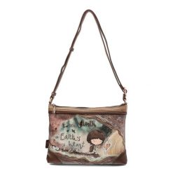 Brązowa Elegancka Torebka Damska Anekke Z Laleczką. Brązowe torebki do ręki damskie Anekke, bez wzorów, z materiału, eleganckie, bez dodatków. Za 319.00 zł.
