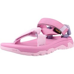 Sandały TEVA C HURRICANE XLT J Rose. Czerwone sandały damskie Teva, bez wzorów, z tkaniny, bez obcasa, bez zapięcia. Za 217.99 zł.