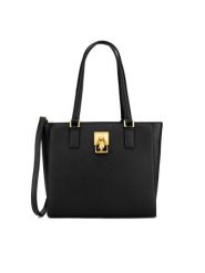 U.S. Polo Assn. Torebka BIUXT8485WVP Czarny. Czarne torebki do ręki damskie U.S. Polo Assn., bez wzorów, z tworzywa sztucznego, bez dodatków. Za 184.99 zł.