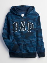 Gap Bluza 419551-00 Niebieski Regular Fit. Niebieskie bluzy dla chłopców GAP, bez wzorów, z bawełny, bez ramiączek, bez kaptura. Za 109.99 zł.