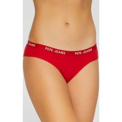 Pepe Jeans - Figi (3-Pack). Różowe figi damskie Pepe Jeans, z bawełny. W wyprzedaży za 99.90 zł.