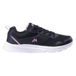 Buty Martes Essentials Derun 92800602990 czarne. Czarne obuwie sportowe damskie bez wzorów, z materiału. Za 147.51 zł.