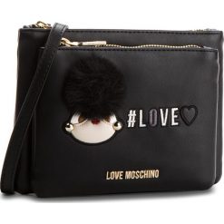 Torebka LOVE MOSCHINO - JC4075PP16LK0000 Nero. Czarne listonoszki damskie Love Moschino, ze skóry ekologicznej. W wyprzedaży za 409.00 zł.