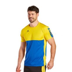 Jersey Erima Six Wings. Niebieskie koszulki sportowe męskie Erima, s, bez wzorów, z jersey, bez kołnierzyka, bez ramiączek, do piłki nożnej. Za 162.00 zł.