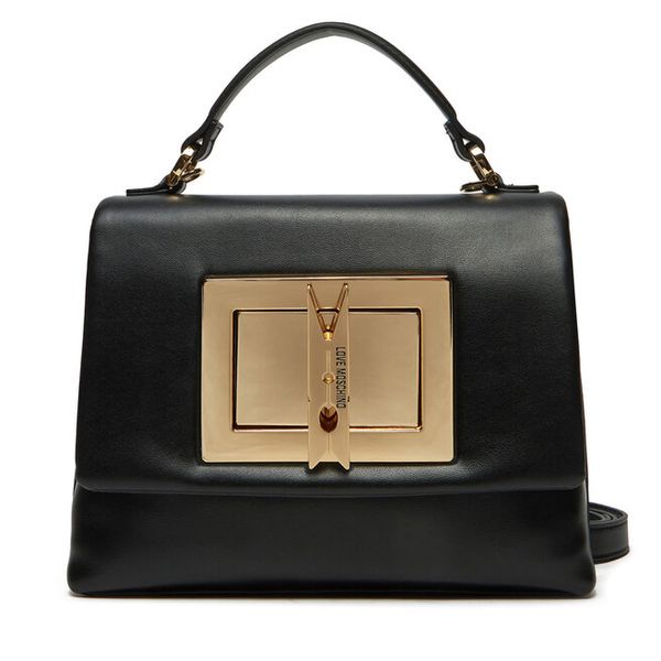 Torebka LOVE MOSCHINO. Czarne torebki do ręki damskie Love Moschino, bez wzorów, klasyczne, bez dodatków. Za 695.99 zł.