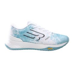 Damskie buty do padla Bullpadel Pearl Vibram 26V. Białe obuwie sportowe damskie bullpadel, bez wzorów, z materiału. Za 574.35 zł.