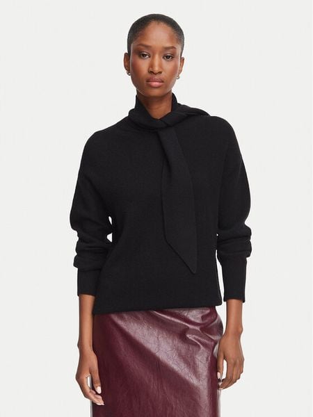 Marella Sweter Giochi 2623366174 Czarny Regular Fit. Czarne swetry damskie Marella, l, bez wzorów, bez kołnierzyka, bez ramiączek, bez kaptura. Za 1,189.00 zł.