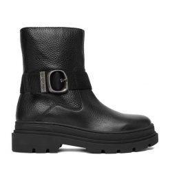 Botki G-Star Raw. Czarne botki damskie G-Star Raw, retro, bez obcasa, na płaskiej podeszwie, bez zapięcia. Za 439.99 zł.