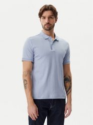 Calvin Klein Polo K10K114135 Błękitny Regular Fit. Niebieskie koszulki polo męskie Calvin Klein, m, bez wzorów, z bawełny, bez ramiączek. Za 219.99 zł.